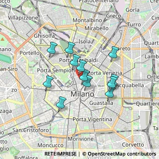 Mappa , 20121 Milano MI, Italia (1.38667)