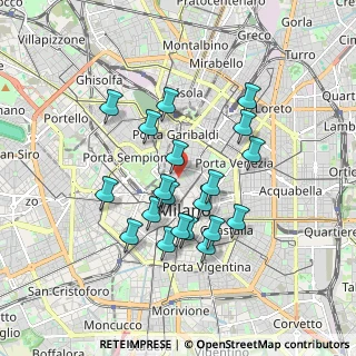 Mappa Via Brera, 20121 Milano MI, Italia (1.5735)