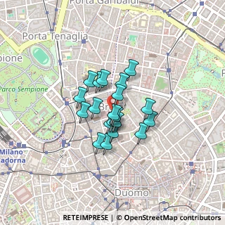 Mappa , 20121 Milano MI, Italia (0.2675)