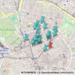 Mappa , 20121 Milano MI, Italia (0.2915)