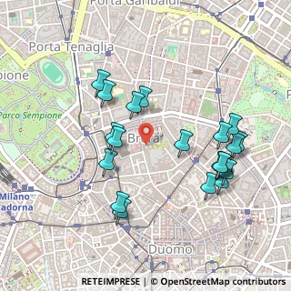Mappa , 20121 Milano MI, Italia (0.4925)