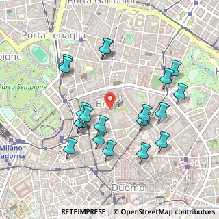 Mappa , 20121 Milano MI, Italia (0.4875)