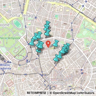 Mappa , 20121 Milano MI, Italia (0.3165)
