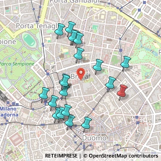 Mappa , 20121 Milano MI, Italia (0.4975)