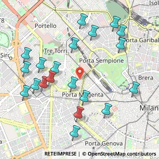 Mappa Via Mario Pagano, 20121 Milano MI, Italia (1.2025)