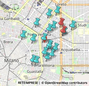 Mappa Via Felice Bellotti, 20129 Milano MI, Italia (0.77)