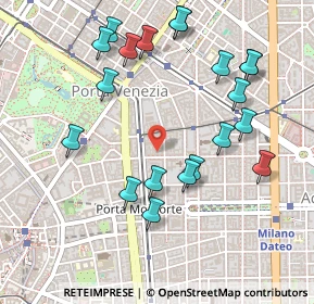 Mappa Via Felice Bellotti, 20129 Milano MI, Italia (0.537)