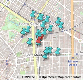 Mappa Via Felice Bellotti, 20129 Milano MI, Italia (0.339)