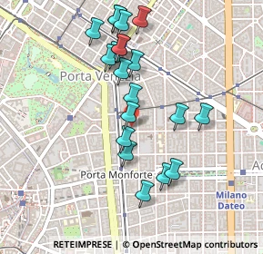 Mappa Via Felice Bellotti, 20129 Milano MI, Italia (0.4565)