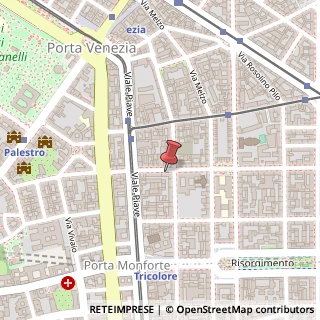 Mappa Via Felice Bellotti, 8, 20129 Milano, Milano (Lombardia)