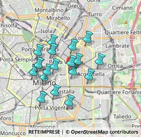 Mappa Via Felice Bellotti, 20129 Milano MI, Italia (1.47421)