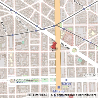 Mappa Via Gustavo Modena, 28, 20129 Milano, Milano (Lombardia)