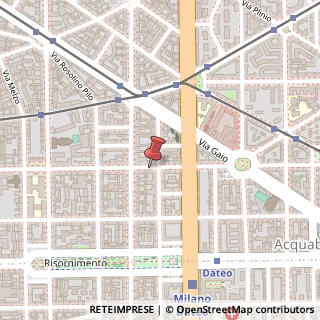 Mappa Via Gustavo Modena, 24, 20129 Milano, Milano (Lombardia)