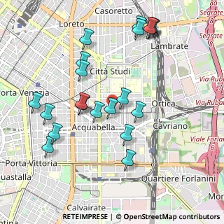 Mappa Via Beato Angelico, 20133 Milano MI, Italia (1.0405)