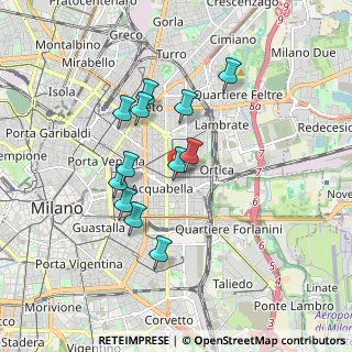 Mappa Via Beato Angelico, 20133 Milano MI, Italia (1.5025)