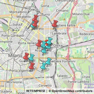 Mappa Via Beato Angelico, 20133 Milano MI, Italia (1.605)