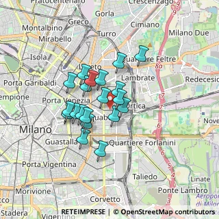 Mappa Via Beato Angelico, 20133 Milano MI, Italia (1.27)
