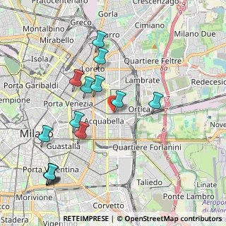 Mappa Via Beato Angelico, 20133 Milano MI, Italia (2.20714)