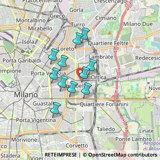 Mappa Via Beato Angelico, 20133 Milano MI, Italia (1.33091)