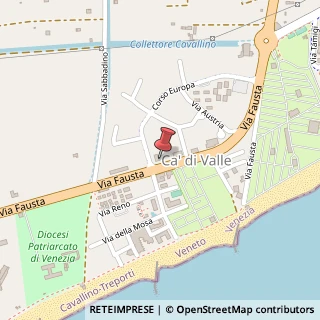 Mappa Via Fausta, 351, 30013 Cavallino-Treporti, Venezia (Veneto)