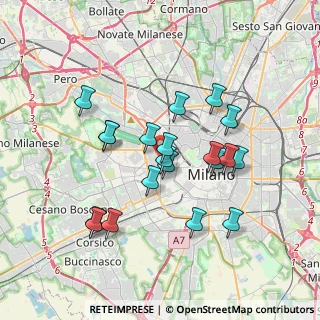 Mappa Via Monte Rosa, 20145 Milano MI, Italia (3.27)