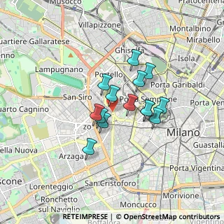 Mappa Via Monte Rosa, 20145 Milano MI, Italia (1.21071)