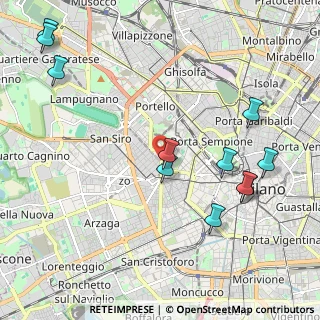 Mappa Via Monte Rosa, 20145 Milano MI, Italia (2.48909)