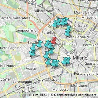 Mappa Via Monte Rosa, 20145 Milano MI, Italia (1.4925)