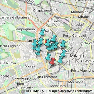 Mappa Via Monte Rosa, 20145 Milano MI, Italia (1.102)