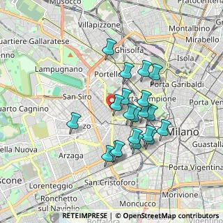 Mappa Via Monte Rosa, 20145 Milano MI, Italia (1.5085)