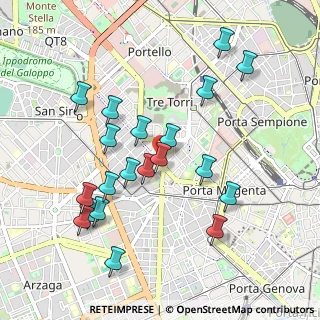Mappa Via Monte Rosa, 20145 Milano MI, Italia (0.9865)
