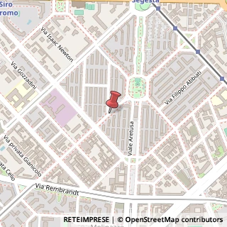 Mappa Via Privata Tracia,  2, 20148 Milano, Milano (Lombardia)