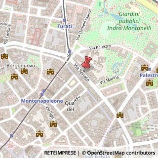 Mappa Via Senato, 22, 20121 Milano, Milano (Lombardia)
