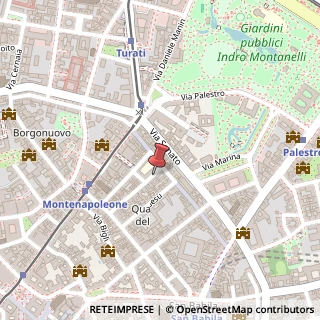 Mappa Via Santo Spirito, 24, 20121 Milano, Milano (Lombardia)