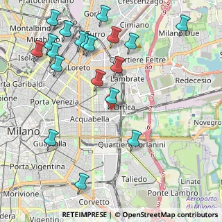 Mappa Viale Carlo Forlanini, 20133 Milano MI, Italia (2.57579)