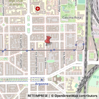 Mappa Via Alessandro Visconti d'Aragona, 6, 20133 Milano, Milano (Lombardia)
