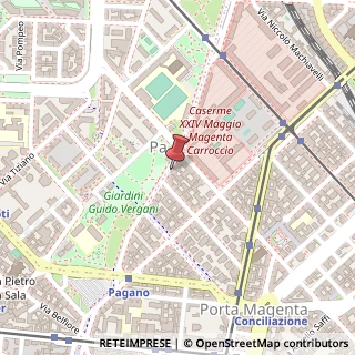 Mappa Via Giorgio Pallavicino, 21, 20145 Milano, Milano (Lombardia)