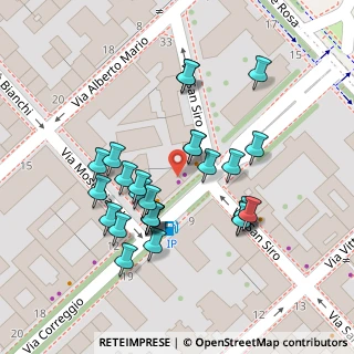 Mappa Via San Siro, 20149 Milano MI, Italia (0.0537)
