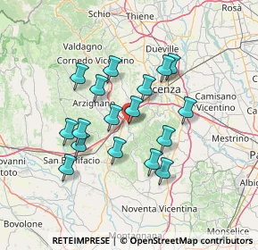 Mappa Piazza del Donatore, 36040 Brendola VI, Italia (12.00588)