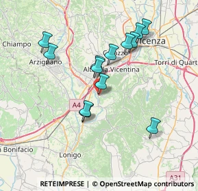 Mappa Piazza del Donatore, 36040 Brendola VI, Italia (6.74692)