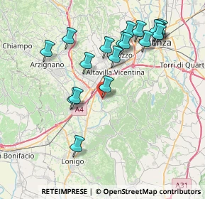 Mappa Piazza del Donatore, 36040 Brendola VI, Italia (8.01222)