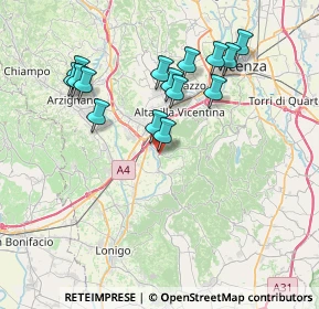 Mappa Piazza del Donatore, 36040 Brendola VI, Italia (7.216)