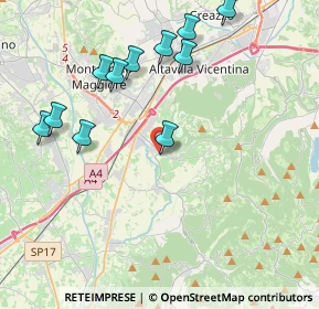 Mappa Piazza del Donatore, 36040 Brendola VI, Italia (4.34545)