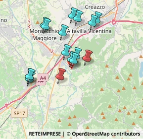 Mappa Piazza del Donatore, 36040 Brendola VI, Italia (3.37063)
