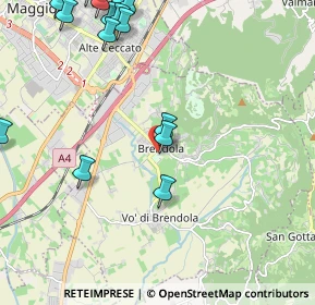 Mappa Piazza del Donatore, 36040 Brendola VI, Italia (3.0785)