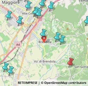 Mappa Piazza del Donatore, 36040 Brendola VI, Italia (3.096)