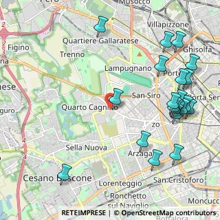 Mappa Via Giulio Ferreri, 20153 Milano MI, Italia (2.662)