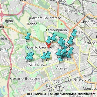Mappa Via Giulio Ferreri, 20153 Milano MI, Italia (1.5145)