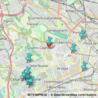 Mappa Via Giulio Ferreri, 20153 Milano MI, Italia (2.98833)