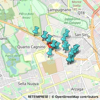 Mappa Via Giulio Ferreri, 20153 Milano MI, Italia (0.639)